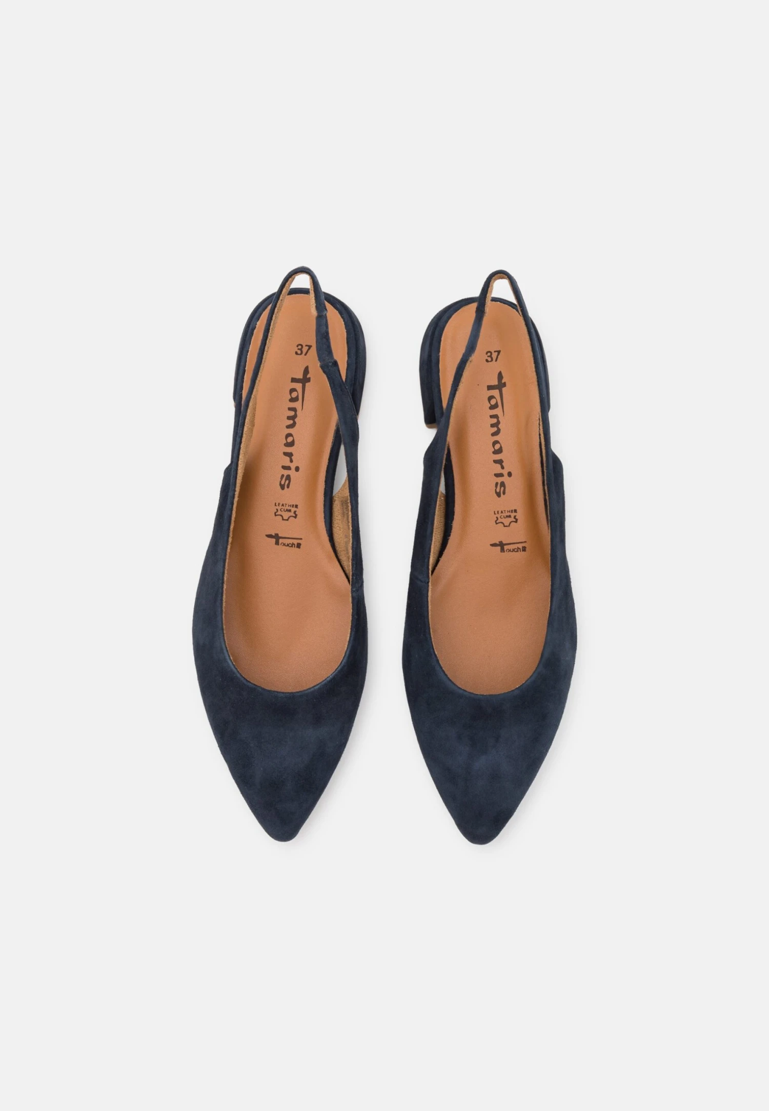 Tamaris Slingback Ballerina´S - Navy 6 Tamaris Slingback Ballerina´S - Navy - Afbeelding 6