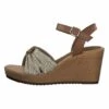 Tamaris Sandalen Met Sleehak - Cuoio Gold