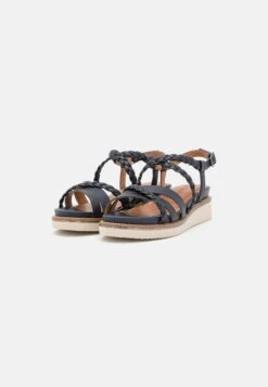 Tamaris Sandalen Met Plateauzool - Navy -Tamaris Winkel f3a5ecf89b5f48ad874c781ec9ddba5f