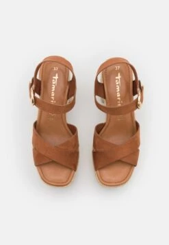 Tamaris Sandalen Met Hoge Hak - Cognac -Tamaris Winkel fdc77e50b2db4617aa7277a367175637